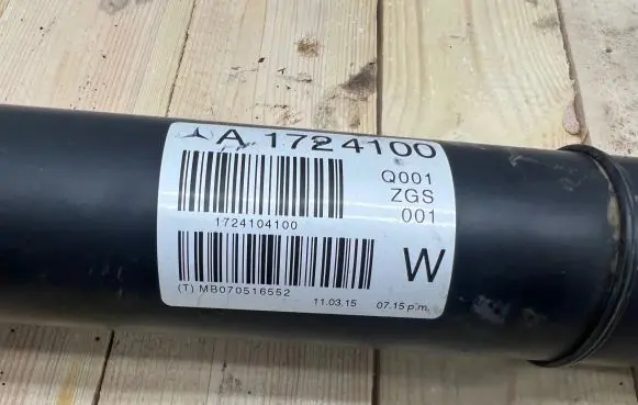 Mercedes-Benz SLK R172 Drive shaft (set) A1724100