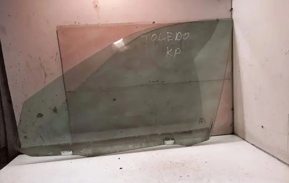 Seat Toledo II (1M) Front door window glass four-door 43R007022 DOT36AS2M129
