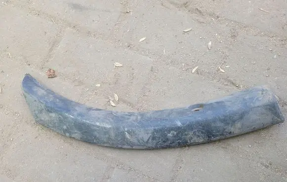 Mitsubishi Outlander Rear bumper trim bar molding 7407A3182