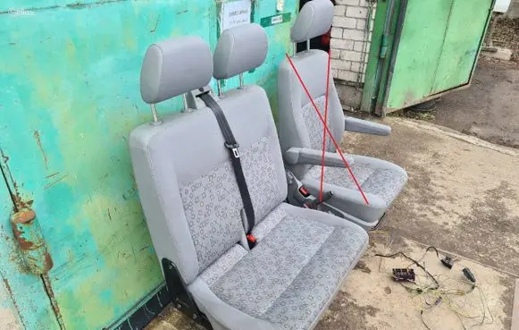 Volkswagen Transporter - Caravelle T5 Front double seat 