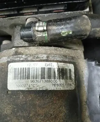 Citroen C5 Air suspension compressor 9636713880 MP8025G2P 5002074C