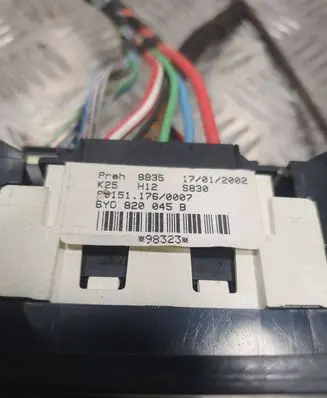 Skoda Fabia Mk1 (6Y) Climate control unit 6Y0820045B 98323 901511760007