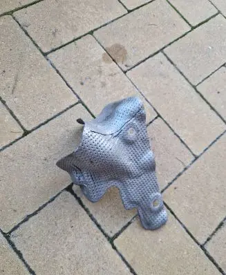 Heat shield in engine bay