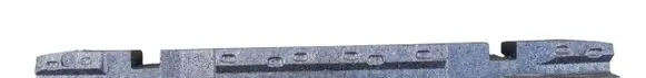 Volkswagen Touareg II Rear shock/impact absorber stay/bar 7P6807256F