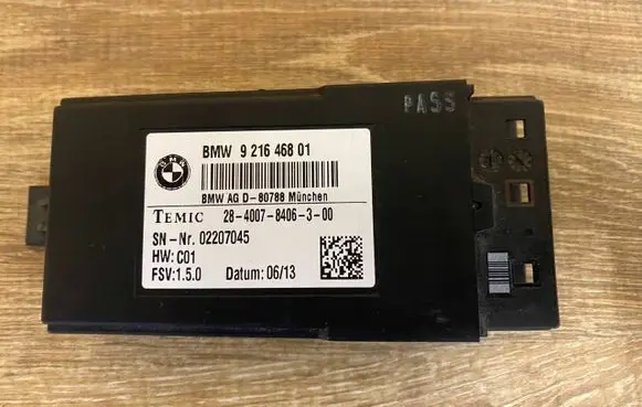 BMW 7 F01 F02 F03 F04 Seat heating relay 921646801 02207045 2840078406300