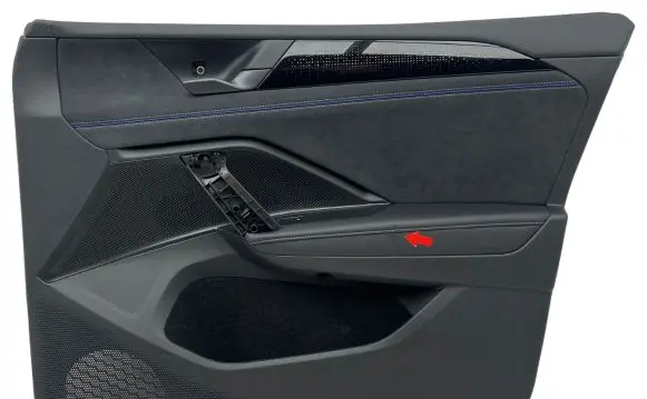 Volkswagen Tiguan Front door card panel trim 571868230