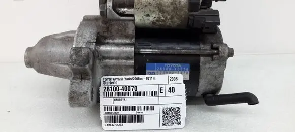 Toyota Yaris Starter motor 2810040070