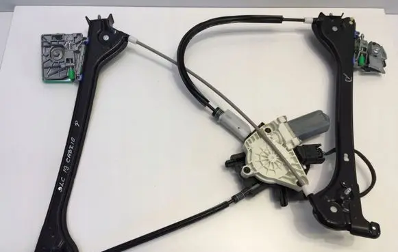 Front door window regulator with motor