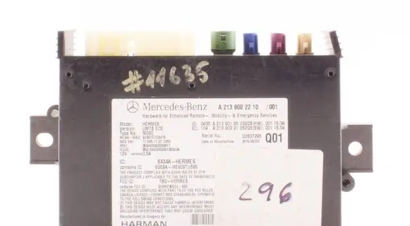 Mercedes-Benz C W205 Bluetooth control unit module A2139002210 A2139019503 A2139022106