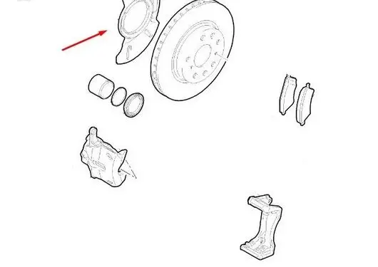 Fiat Sedici Brake discs and calipers set 71742851