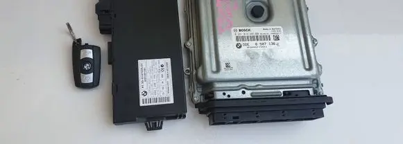 BMW 3 E90 E91 Engine ECU kit and lock set 0281016285 8507136