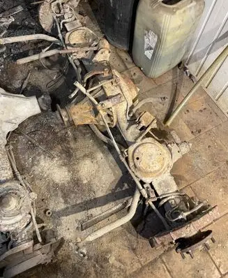 Hyundai Terracan Rear axle beam with reductor 52000H1580