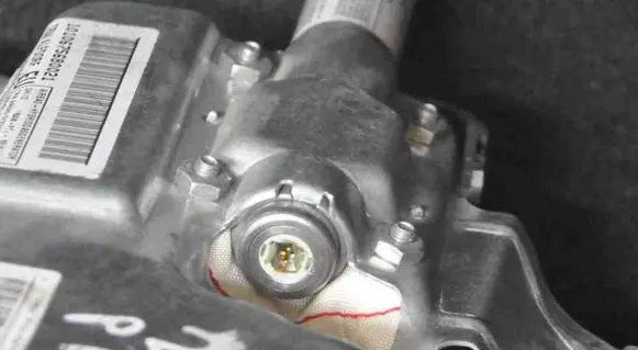 Front door airbag