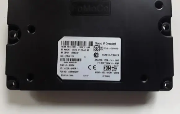 Ford Ecosport Bluetooth control unit module E1BT14D212GA