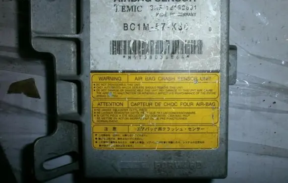Mazda 323 Airbag control unit/module BC1M57K30 12192601