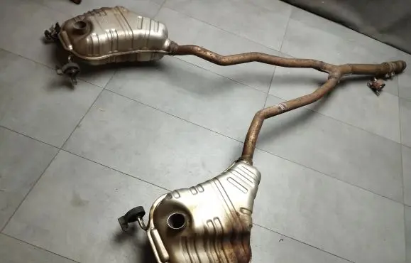 Volkswagen Phaeton Muffler/silencer 3D0253611R 3D0253611S