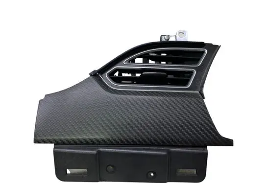 Dashboard air vent grill cover trim