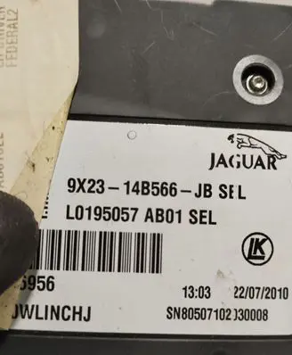Jaguar XF Seat control switch 9X2314B566JB