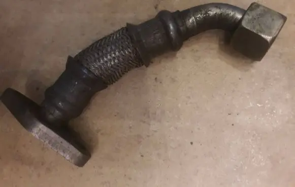 Volkswagen Golf IV Turbo turbocharger oiling pipe/hose 028145736aj