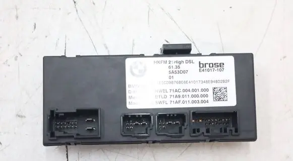 BMW iX Tailgate/trunk control unit/module 5A53D07MWGK250626 5A53D07