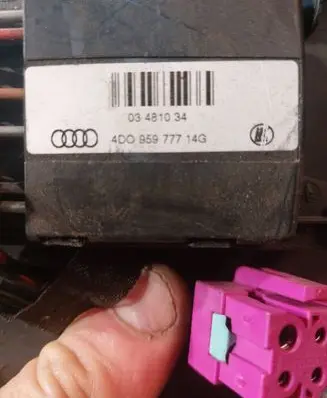 Audi A8 S8 D2 4D Seat control switch 4D0881326A
