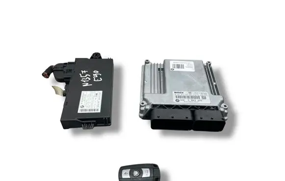 BMW 3 E90 E91 Engine ECU kit and lock set 0281013502 031566464 7803372