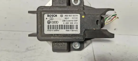 Volkswagen Golf IV ESP acceleration yaw rate sensor 0265005213 4b0907637a