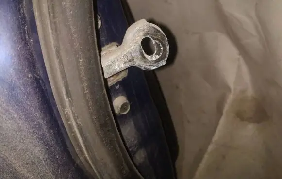 Mazda 6 Rear door check strap stopper