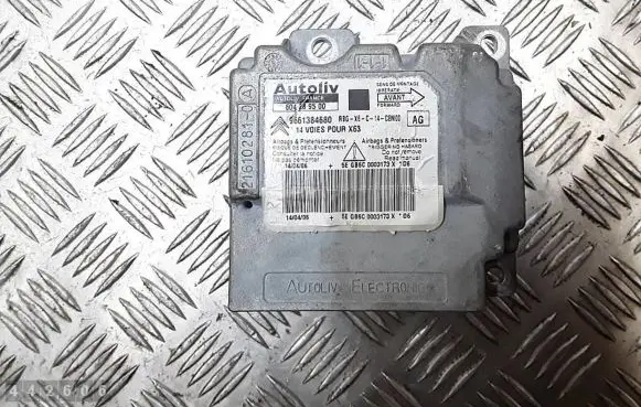 Citroen C6 Airbag control unit/module 9661384680