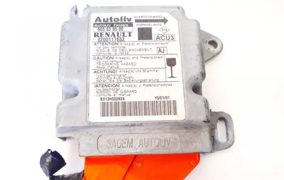 Renault Scenic I Airbag control unit/module 600639500 8200117652