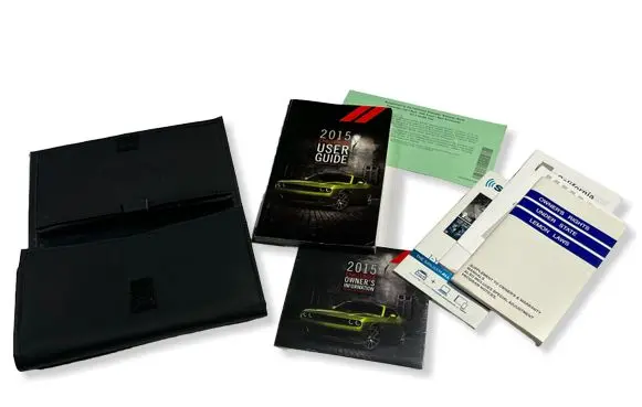 Dodge Challenger Owners service history hand book INSTRCHALL2015
