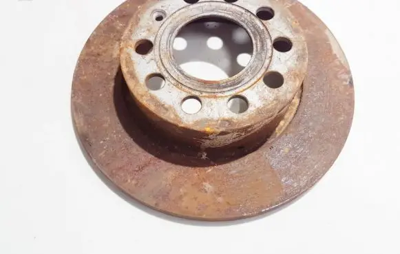 Audi A3 S3 8P Rear brake disc neventiliuojamas