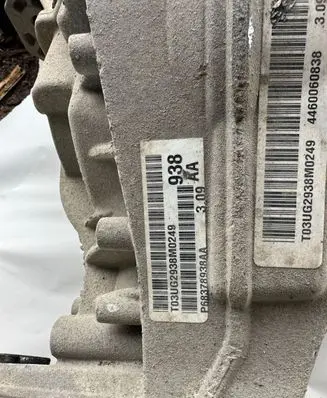 Dodge Durango Rear differential 68378938AA 4460060838 T03UE2938M0249