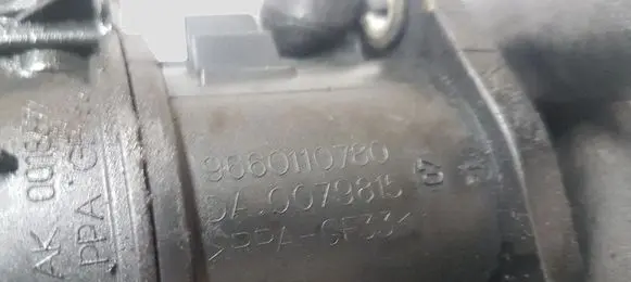 Citroen C5 Throttle valve 9660110780