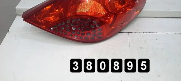 Peugeot 207 Rear/tail lights 964996580