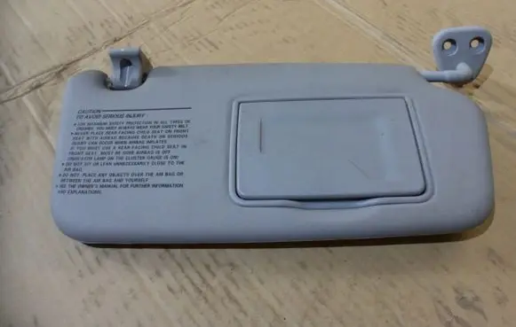 KIA Rio Sun visor