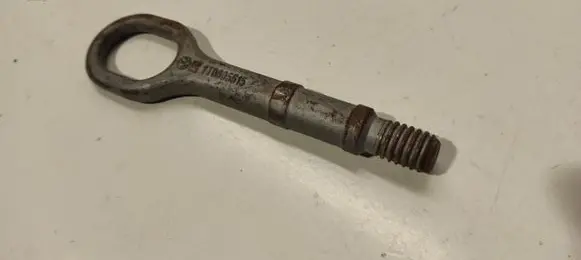 Towing hook eye
