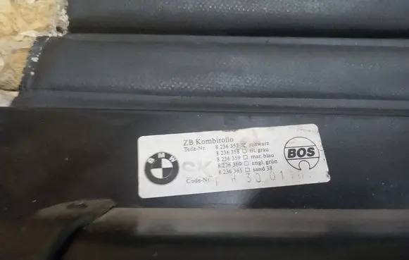 BMW 5 E39 Parcel shelf load cover 8236357 8236358 8236359
