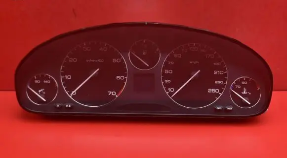 Peugeot 607 Speedometer (instrument cluster) 9653139880