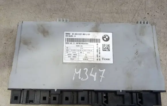 BMW 3 E90 E91 Seat control module 9221861