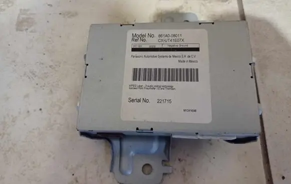 Toyota Sienna XL30 III Video control module 861A008011 M2G496794