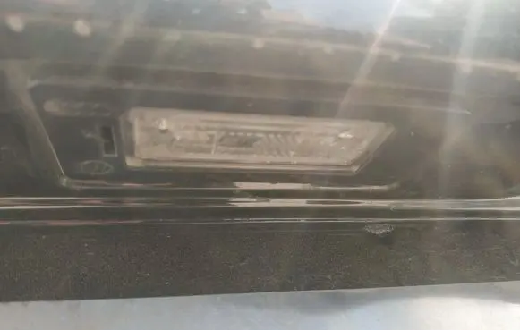 Audi A1 Number plate light