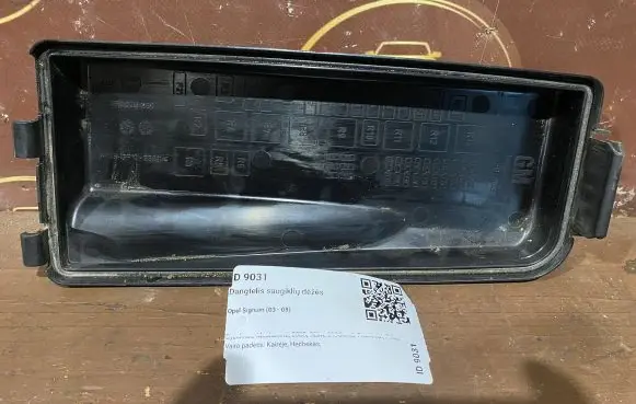 Opel Signum Fuse box cover 24436039