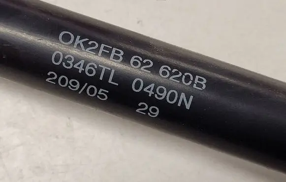KIA Carens I Tailgate/trunk strut/damper 0K2FB62620B 0346TL0490N