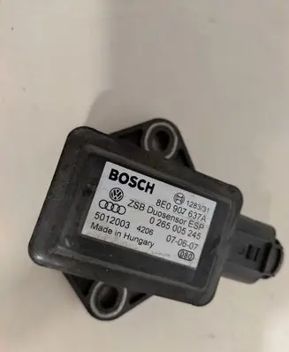 Audi A8 S8 D3 4E ESP acceleration yaw rate sensor 4E0907637A