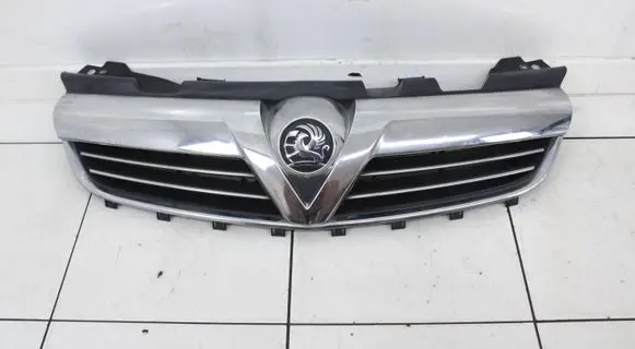 Opel Zafira B Front bumper upper radiator grill 13247327