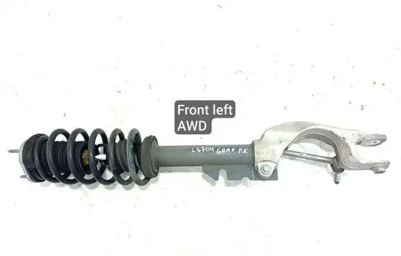 Front shock absorber with coil spring