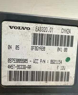 Volvo V50 Comfort/convenience module 4N5T9S338AA EAS32001 09753009905