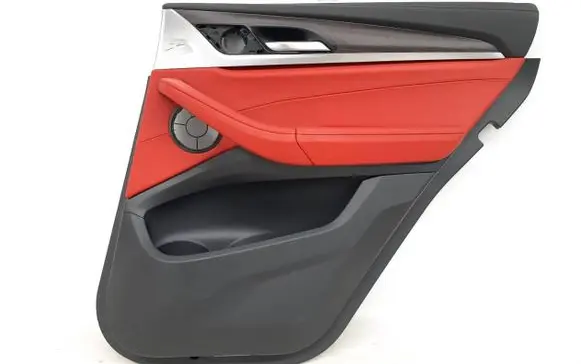 Rear door card panel trim