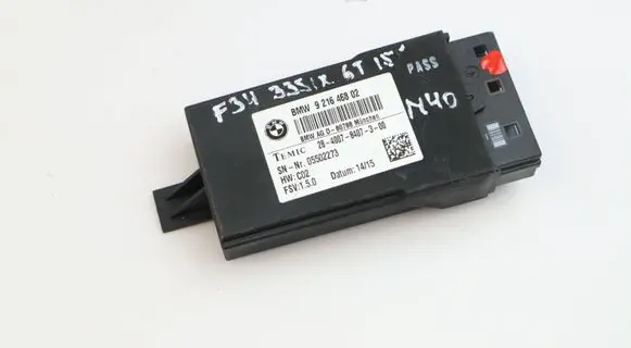 BMW 3 GT F34 Seat heating relay 9216468 2840078407300